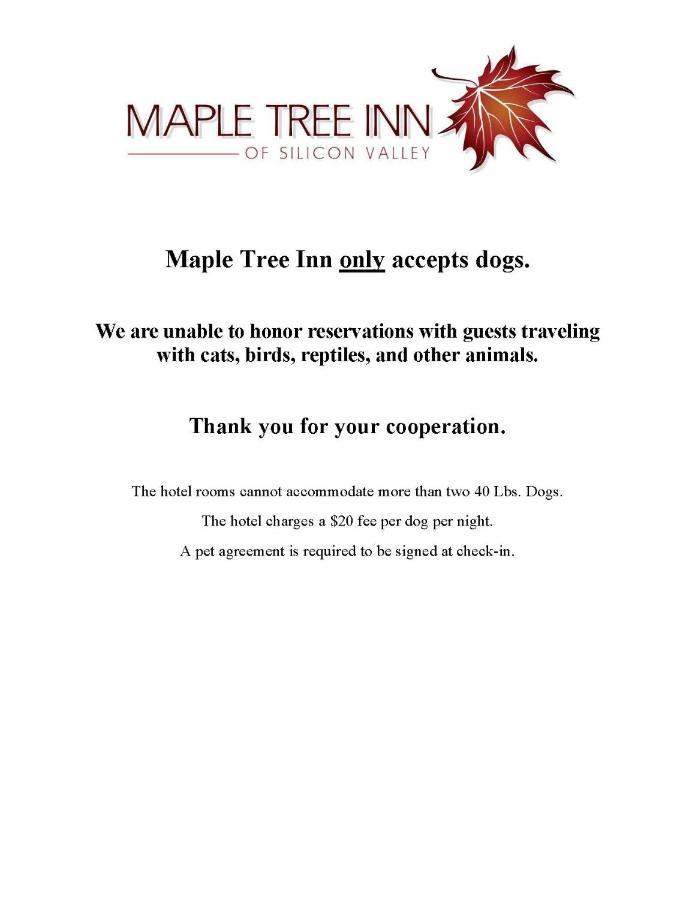 Maple Tree Inn Sunnyvale Exterior foto